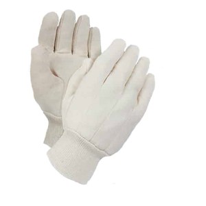 Safetyhouse Canvas Glove Cotton Natural Knitwrist Men 12x25
